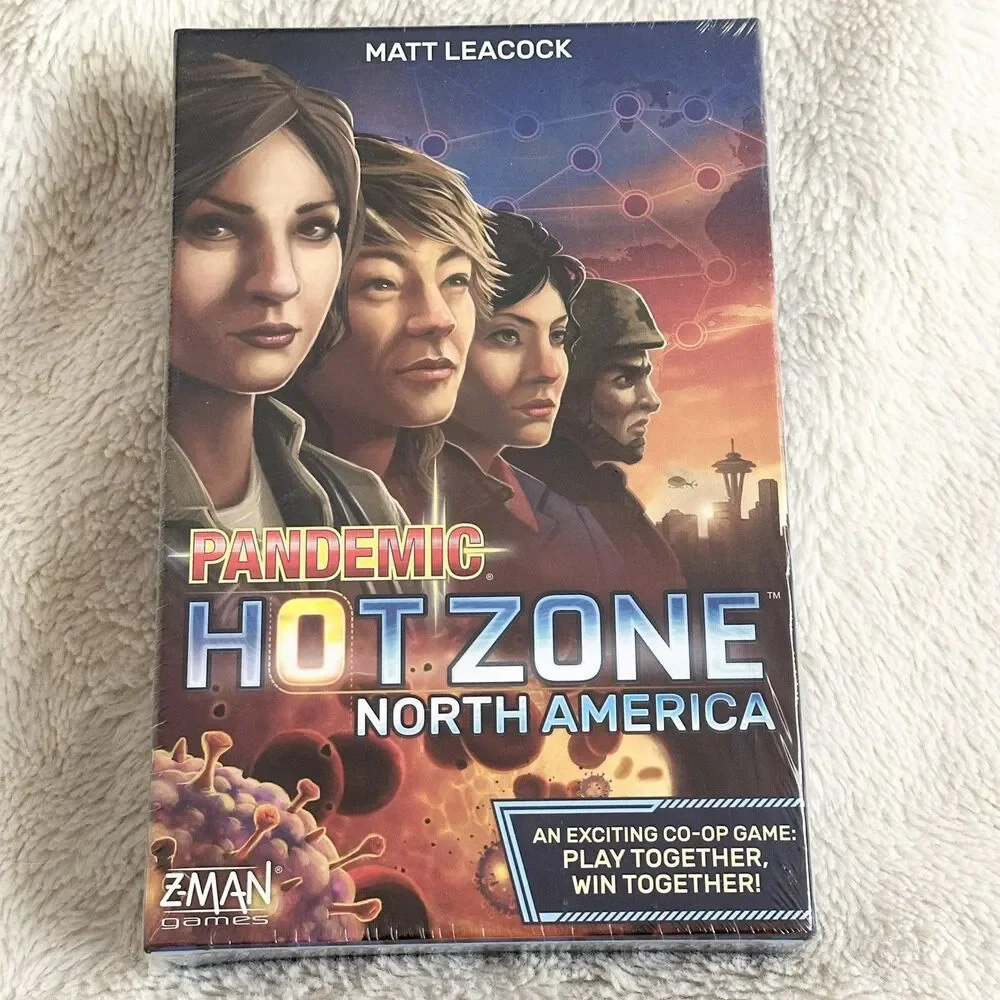 Sealed Pandemic Hot Zone North America Board Game Z-Man